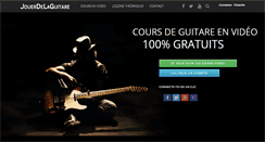 Desktop Screenshot of jouerdelaguitare.com